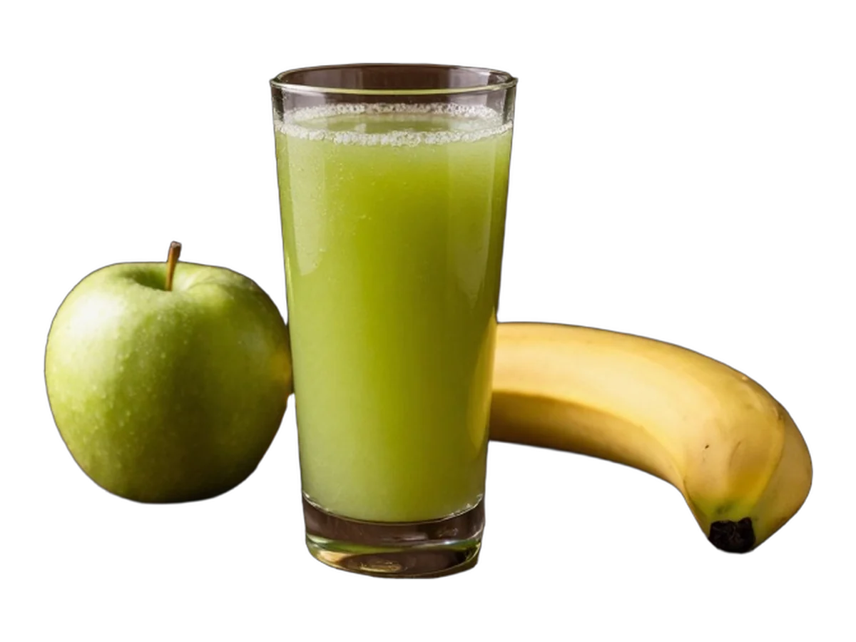 Grüne Apfel, Banane