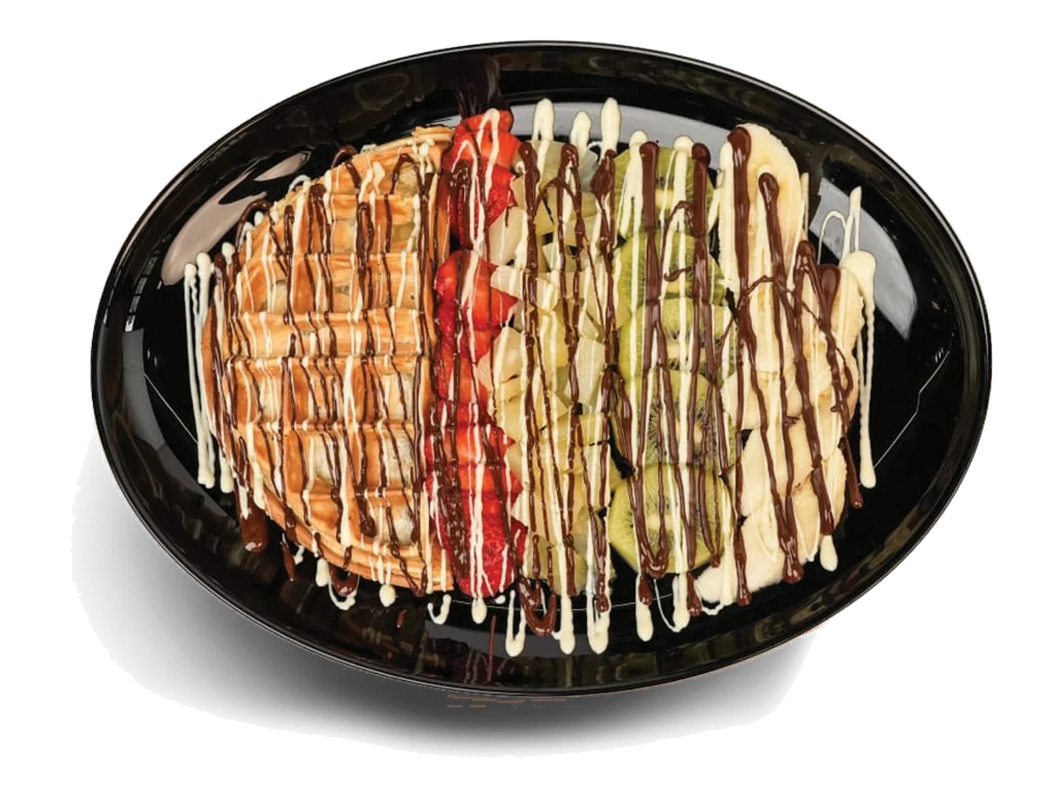 Obst Waffel (halbe Portion)