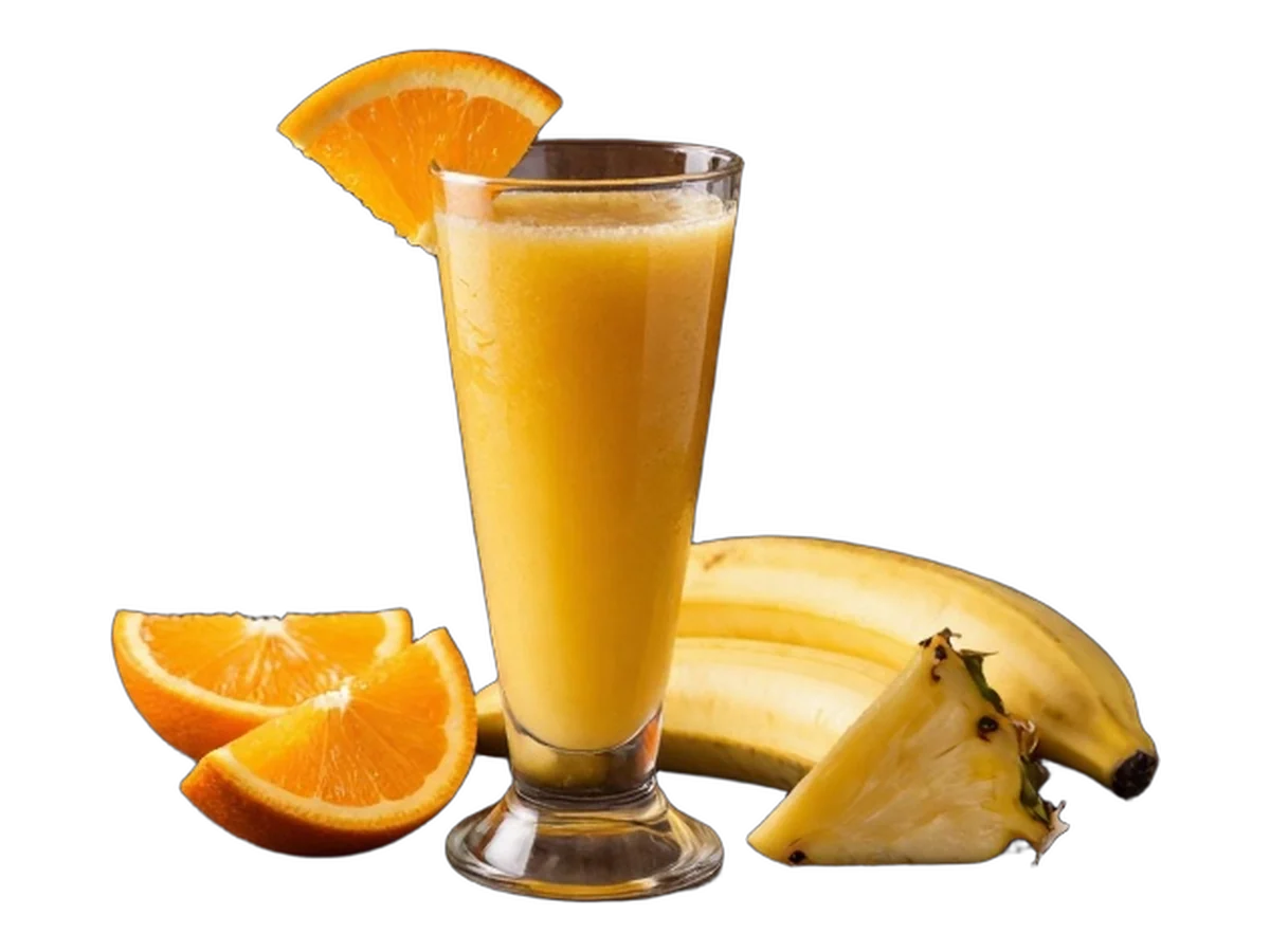 Orange, Banane, Ananas