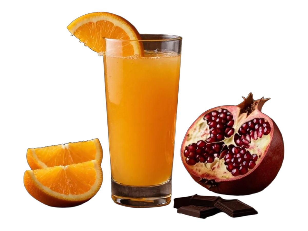 Orange, Granatapfel