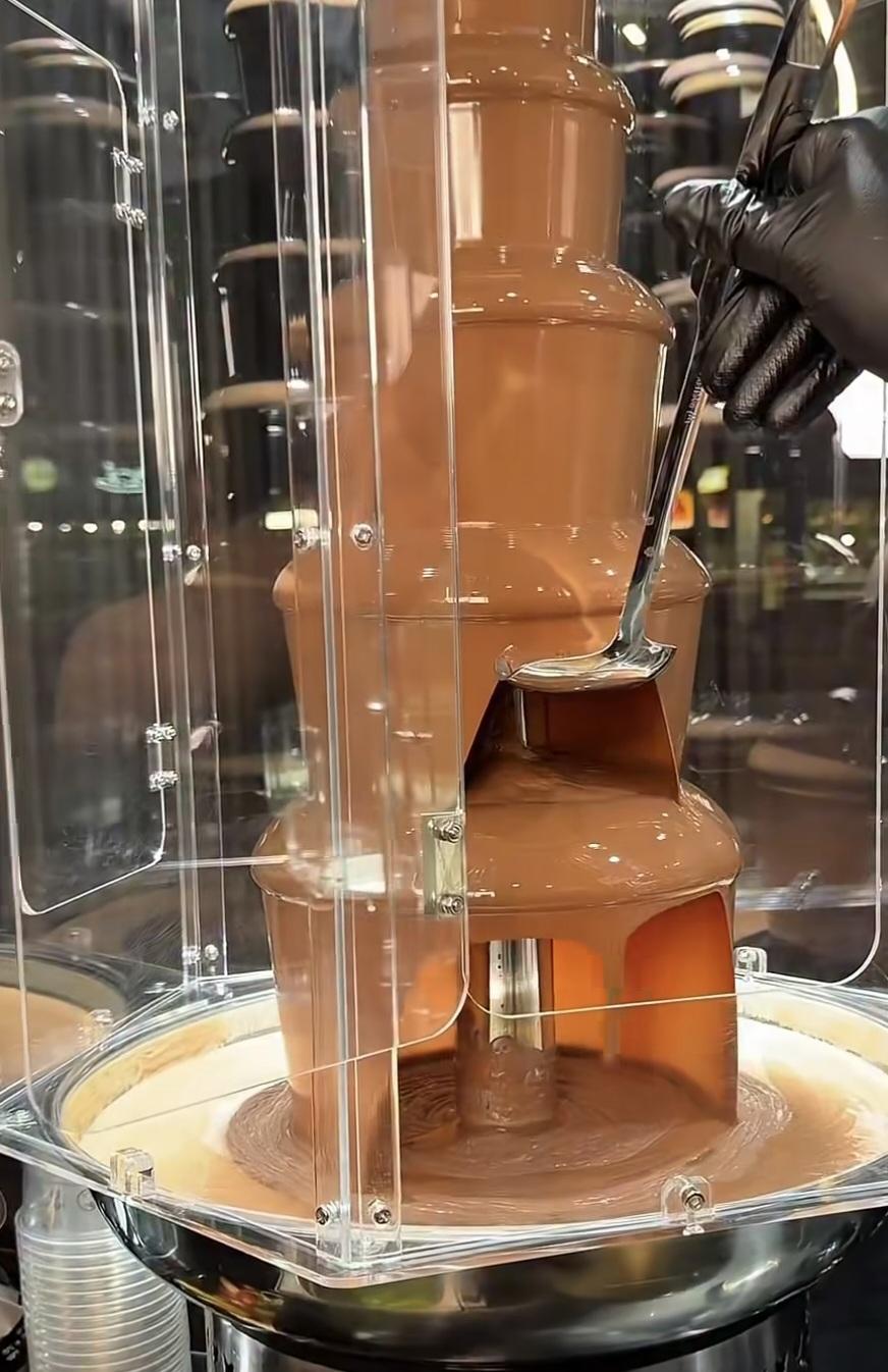 Dessert-Kreation aus belgischer Schokolade